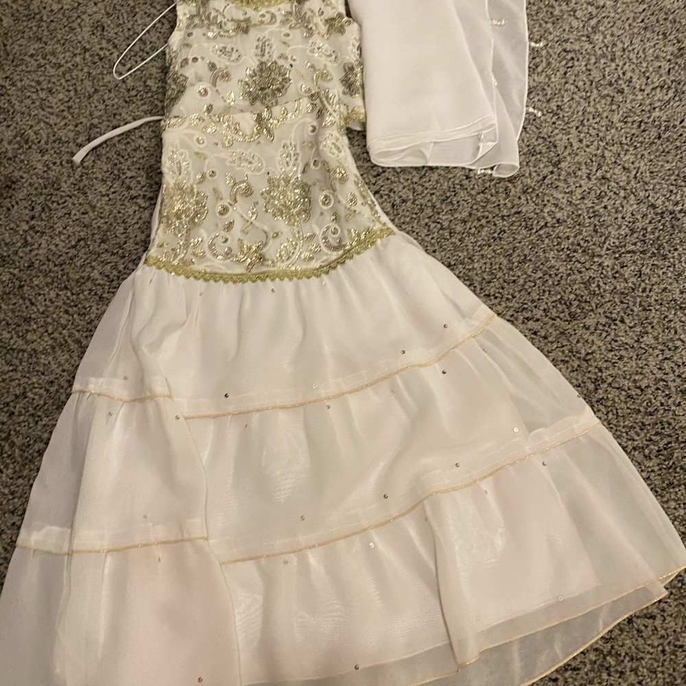 Indian/Pakistani 3-piece Top, Ghagara, Dupatta